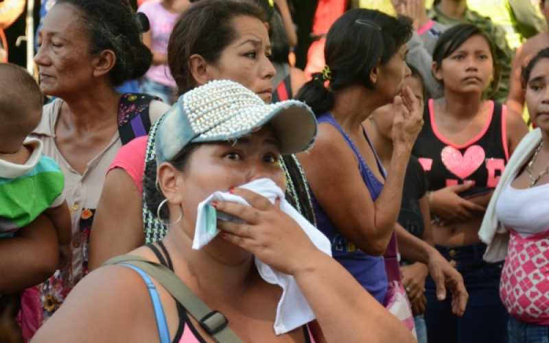 Familiares de mineros desaparecidos 