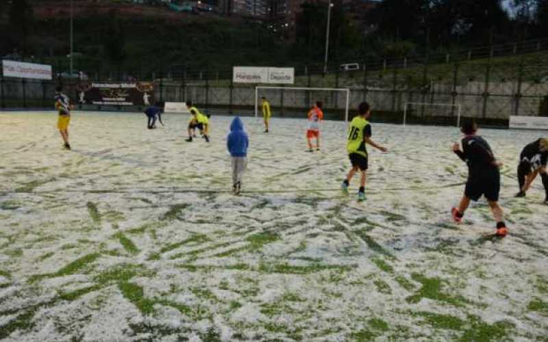 Granizada en Manizales