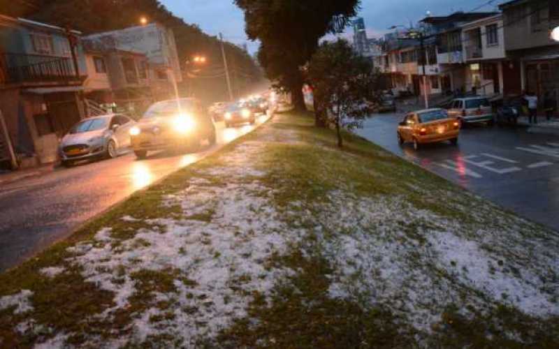 Granizada en Manizales