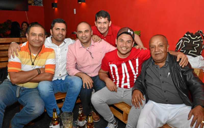 Foto | José Fernando Tangarife | LA PATRIA Leonardo Javier Restrepo, Andrés Osorio, Iván Ramírez, Jorge Soto, Luis Miguel Guerre