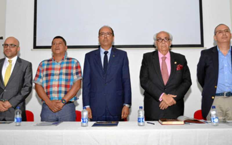 Foto | José Fernando Tangarife | LA PATRIA Francisco González, abogado y docente de la Universidad de Caldas; Bernardo Arley Her