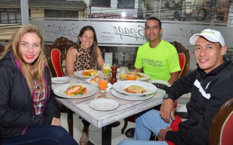 Aniuska Montilla, Angélica María Salgado, Andrés Sánchez y Alejandro Rodríguez.