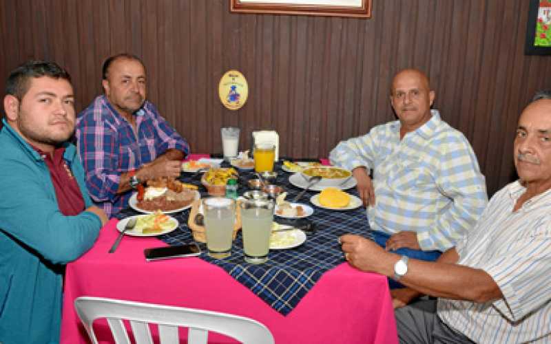 Manuel Felipe Ramírez, Carlos Arturo Gómez, David Gutiérrez Estrada y Ramón Elías García.