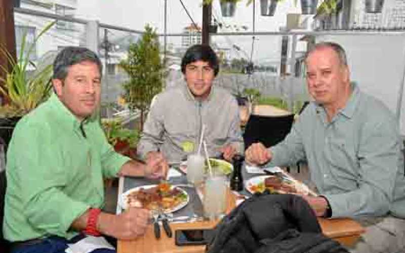 Ricardo Gómez, Carlos Julio Mosquera y Carlos Alberto Palacio.