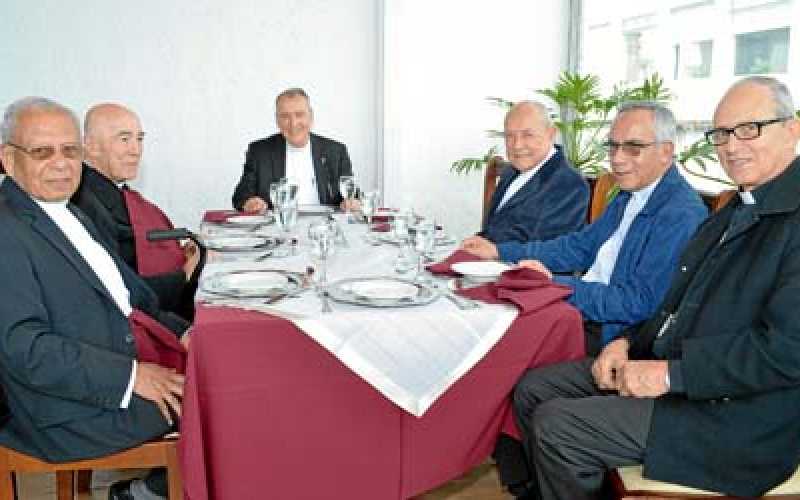 Presbíteros Rogelio Valencia Fernández, José Hoover Cardona, Octavio Barrientos Gómez, Reinaldo Trujillo Narváez, Gilberto López