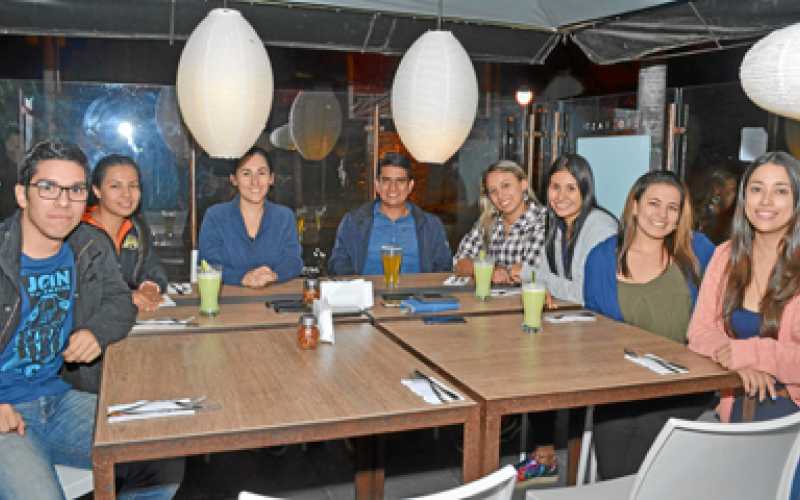 Carlos Robayo, Verónica Prada, Fernanda Obando, Pablo Chica, Catalina Sabogal, Liseth Tello, Stephanie Galvis y Eliana Arango.