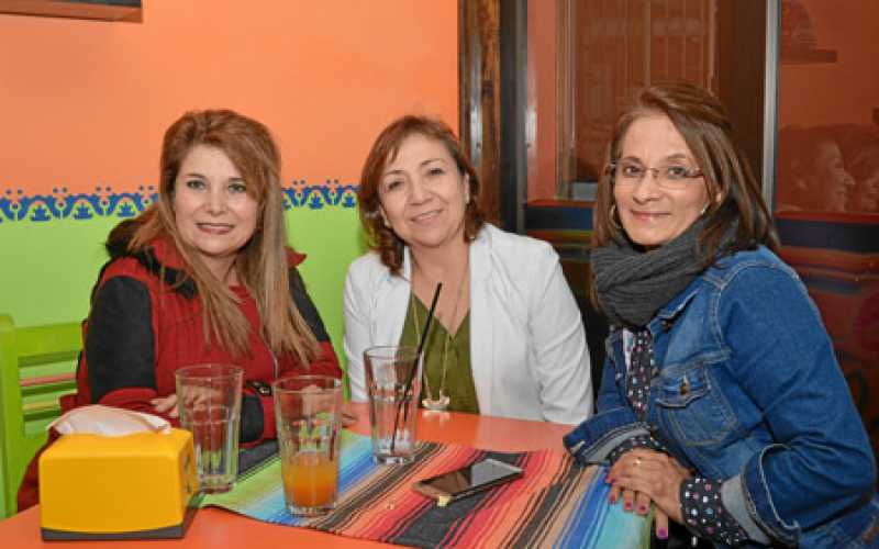 María Gladys Quintero, Alba Lucía Paz y Luz Dary Joya.