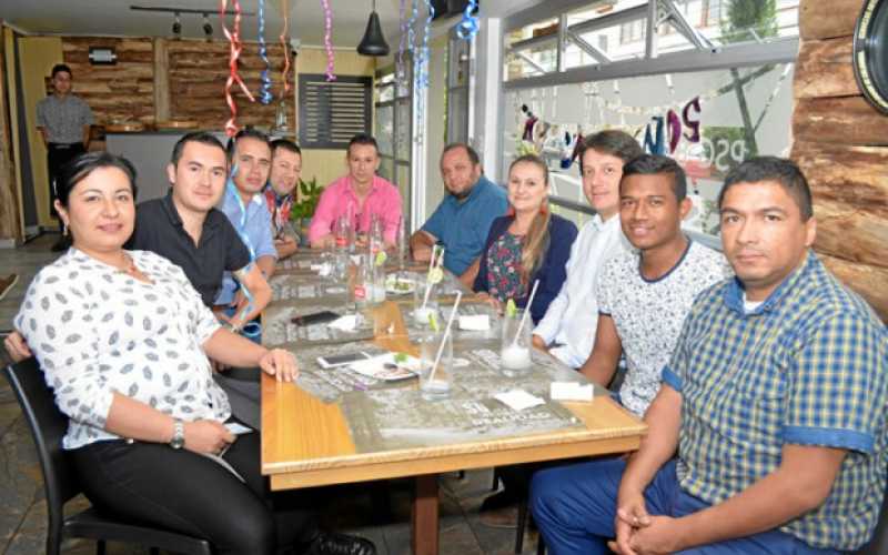 Diana María Serna, Cristian Castro, Juan Pablo Cárdenas, Óver Jaramillo, David Ocampo, Alejandro Cardona, Claudia Baena, Carlos 