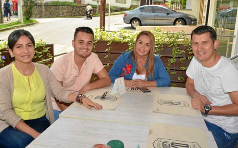 Vivian Tejada Vargas, Sergio Giraldo Valencia, María Orozco Muñoz y Jackson Rodríguez.