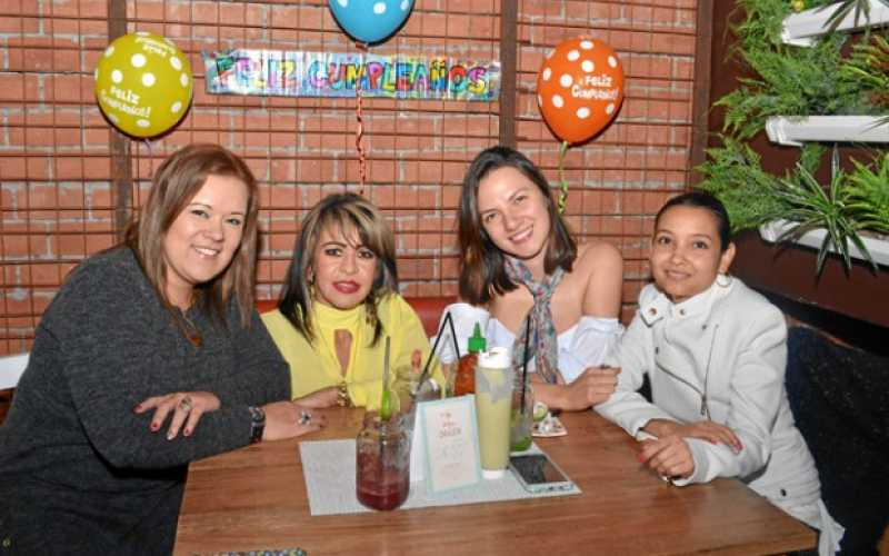 Carolina Giraldo, Gloria Janeth Castaño, Angélica Cruz y Johanna Hincapié.