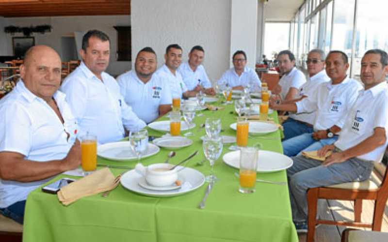 Álvaro Vélez, Paulo Morales, John Eduard Labiano, Gabriel Andrés Montealegre, Alejandro Ordóñez, Eduard Sánchez, Andrés Felipe Á