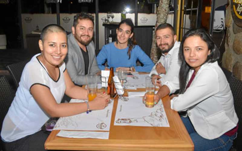 Yenni Milena Quiceno Zuluaga, Jorge Jiménez, María Antonia Duque, Óscar Darío Salazar y Viviana Yepes.