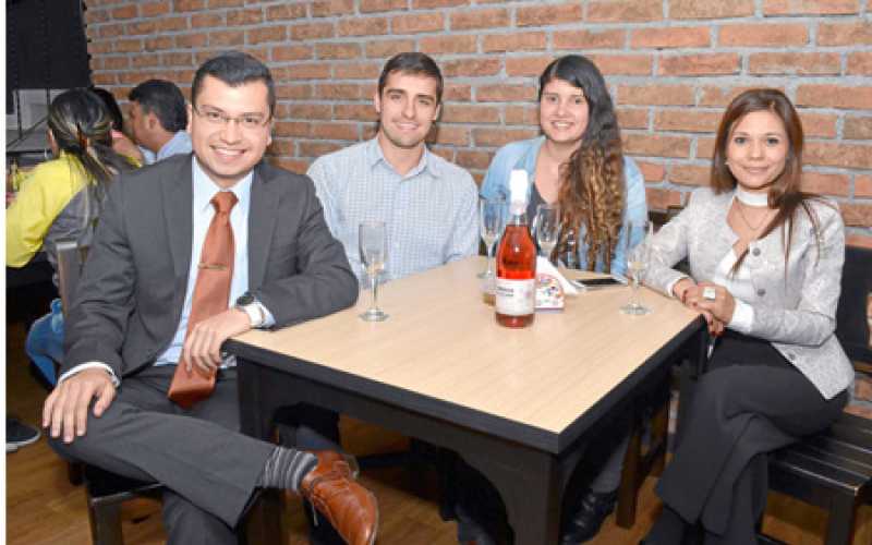 Luis Felipe Molina, Nicolás Giraldo Henao, Margaret Sánchez Tovar y Gloria Matilde Hernández Clavijo.