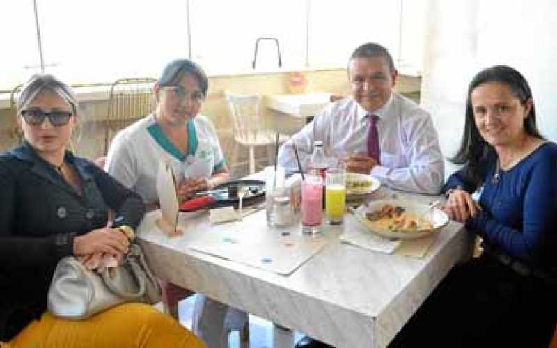 Sandra Marcela Aguirre, Angélica María Tobón Casas, Orlando Ríos Galvis y María Helena Zuluaga García.