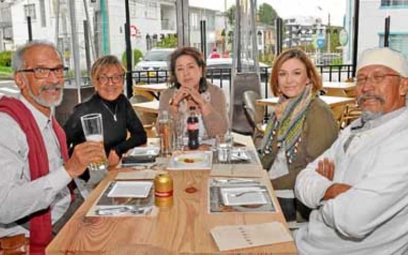 Juan Sánchez Ramírez, María Eugenia Sánchez Ramírez, María Eugenia Amézquita Medina, Valentina Mejía Amézquita y Horacio Sánchez