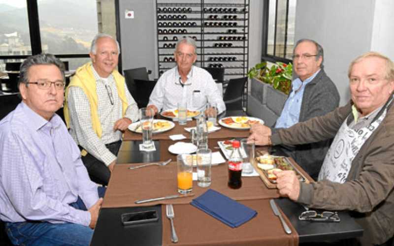 Juan Diego Aristizábal Muñoz, Pedro José Delgado Gutiérrez, Héctor Jaramillo Botero, Carlos Arturo Restrepo Jaramillo y Rafael A