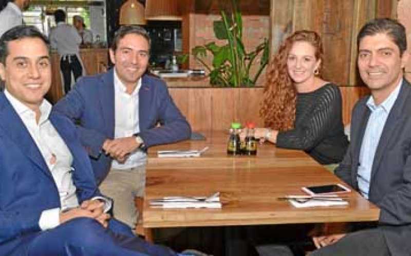 Federico Hoyos Salazar, Luis Felipe Arboleda Cortés, Natalia Yepes Jaramillo y Juan Camilo Quintero Medina.