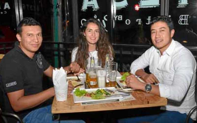 Luis Saldaña Parra, Claudia Díaz Escos y Darío Cañas Calles.