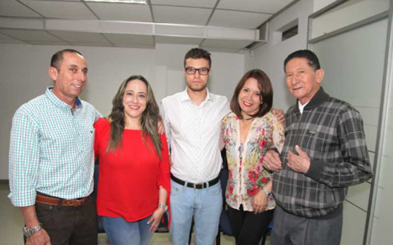 Carlos Gerardo Echeverri Montoya, Sandra Milena Arboleda Gil, Cristian Daniel Montoya Echeverri, María Eugenia García Tabares y 