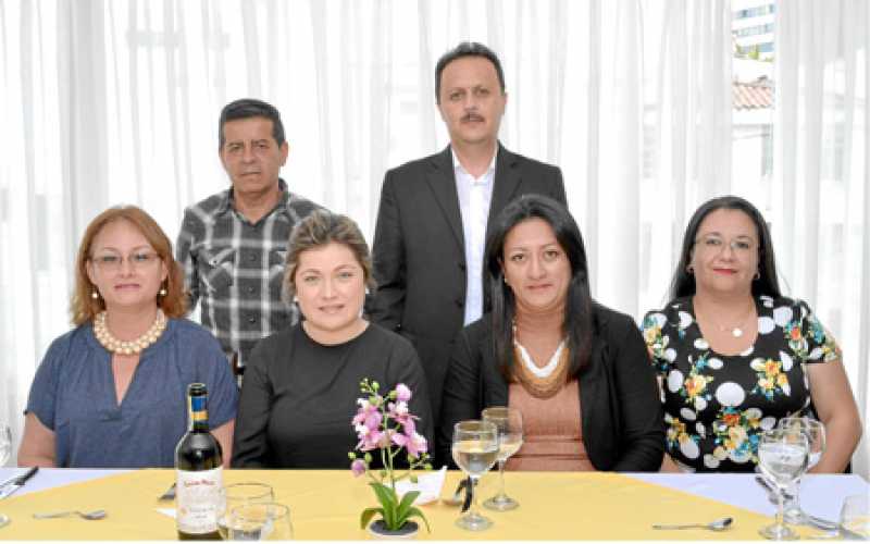 Héctor Buitrago Zuleta; Wílmar Henao Escudero; Liliana Patiño Espinosa; Luisa Fernanda Marín Uribe, directora de la ESAP; Anyela