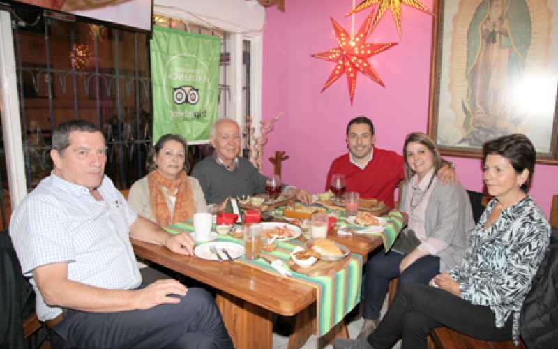 Foto | Argemiro Idárraga | LA PATRIA Silvio Zuluaga, Martha Lucía Ángel, Fernando Salazar, William Fajardo, Alejandra Salazar y 