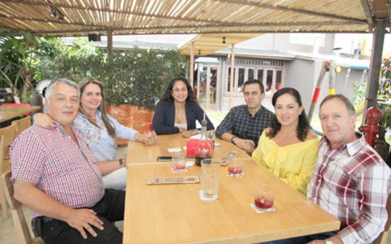 Foto | Argemiro Idárraga | LA PATRIA Jaime Idárraga Marín, Patricia Zuluaga, María Maestre, David Arias, Adriana Aristizábal y C