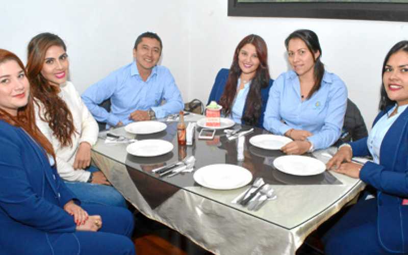 Foto | José Fernando Tangarife | LA PATRIA Angie Lorena Aristizábal García, Diana Marcela Guzmán Herrera, Alexánder Millán Hortú