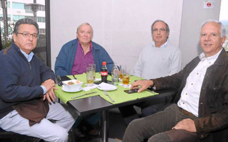 Juan Diego Aristizábal Muñoz, Rafael Arango Gutiérrez, Carlos Arturo Restrepo Jaramillo y Pedro José Delgado Gutiérrez.