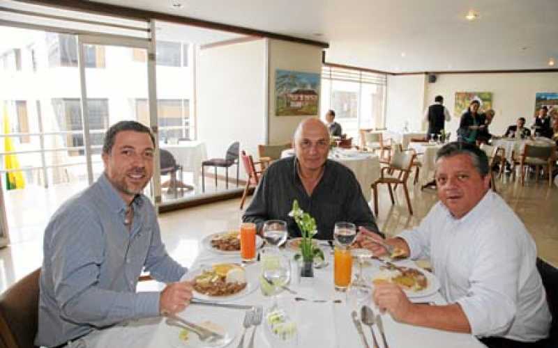 Ziad Chacón Abas, Ricardo Emilio Londoño Botero y Ricardo García Pineda.