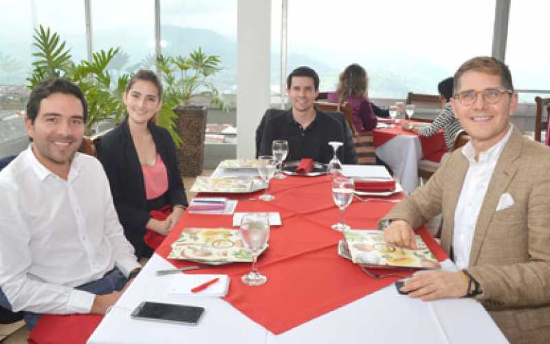 Luis Felipe Arboleda Cortés, Irene Mejía Robledo, Federico Jaramillo Robledo y David Barriga. 