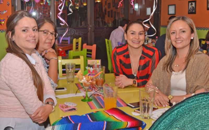 Verónica Aristizábal Montoya, Ángela Naranjo Valencia, Paula Andrea Quintero Gómez y Diana Carolina Delgadillo Acevedo.