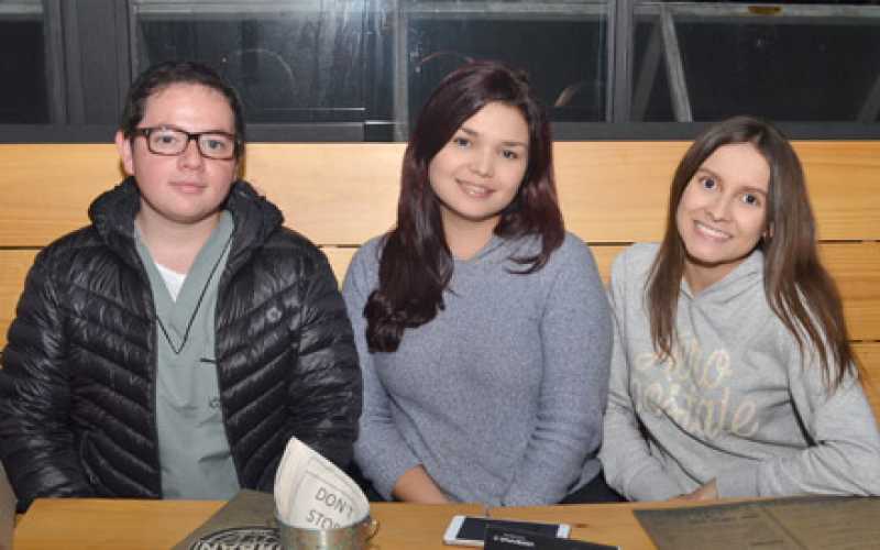 Andrés Mauricio Salazar Pineda, Cindy López Ramírez y Geraldine Jara Mejía.