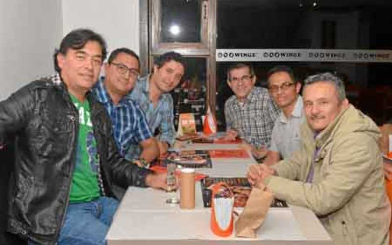 Foto | José Fernando Tangarife | LA PATRIA Jorge Hernán Ruiz Henao, Edwin Jhovanny Dávila Tangarife, Carlos Andrés Toro Naranjo,