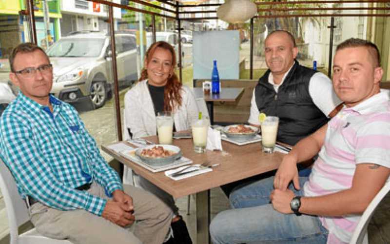 Nicolás Henao Henao, Pilar Dávila Arias, Eduar Soto López y Cristian Camilo Cassallas Arcila.