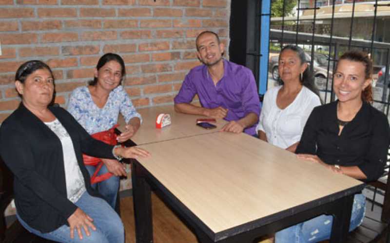 Gloria Mercedes Orozco Lagos, Esperanza Orozco Lagos, Juan David Orozco Lagos, Martha Lucía Orozco Lagos y Leidy Johanna Alarcón