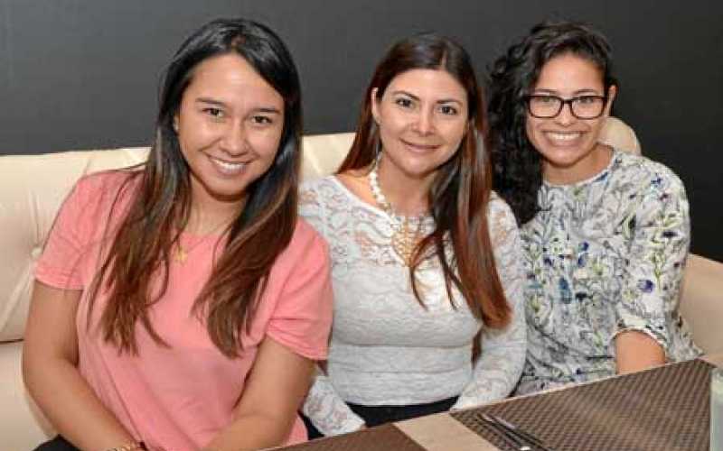 Carolina Herrera Rodríguez, Constanza Preciado Guerrero y María Paula Molano Merchán.