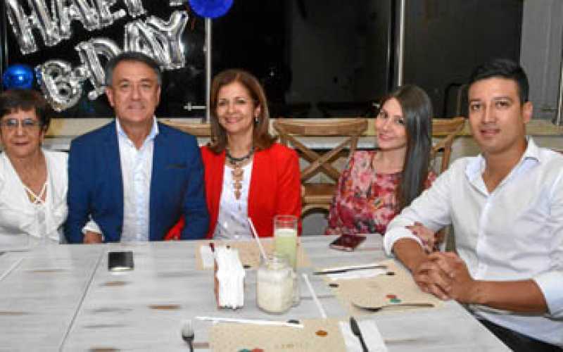 Noelia Zuluaga de Ocampo, Héctor Albeiro Ocampo Zuluaga, Liliana Patiño Gómez, Daniela Ocampo Ocampo y John Jairo López Ramírez.