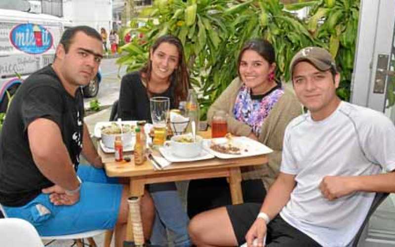 Sergio Restrepo Botero, Manuela Jaramillo Serna, Sara Bernal Mejía y Juan Diego Salazar Sánchez.
