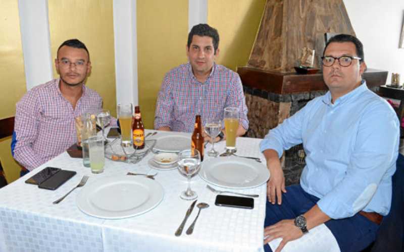 Jorge Ramírez Gómez, David Ararat Mafla y Carlos Hugo Aristizábal Mejía.