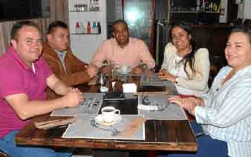 John Harold García Alzate, Rodrigo Franco Franco, Álvaro Archbold de la Peña, Lina Janneth Vélez Castro y Victoria Eugenia Jimén