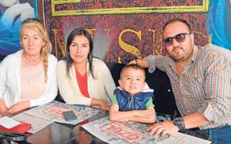 María Vásquez Giraldo, Susan Galeano Vásquez, Joaquín Amador Galeano y José David Amador Gallego.