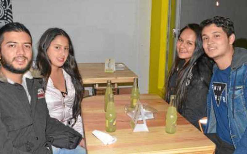 Sebastián Castaño Orozco, Katherin Bedoya Rivera, Dalia Luna Calderón y Pablo Santa Castaño.