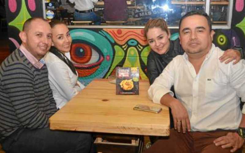 Juan Montoya Henao, Paola Ardila Giraldo, Lili Agudelo Herrera y Néstor Cortés Jiménez.