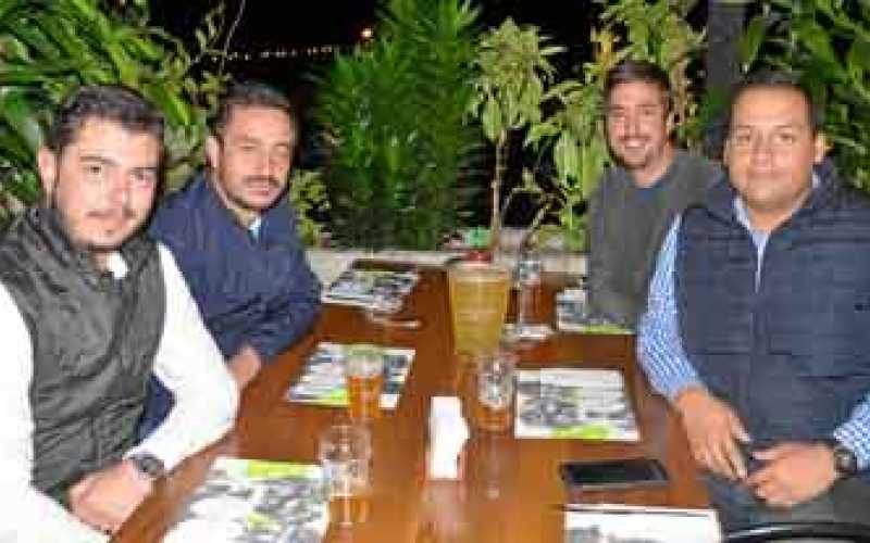 Martín Muñoz Muñoz, Juan Pablo Morales Restrepo, Daniel Escobar Uribe y Simón Ramírez Alzate.