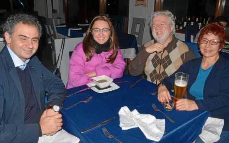 Roberto Saba, Catalina Botero, Rodrigo Uprimny y Amelia Áñez.