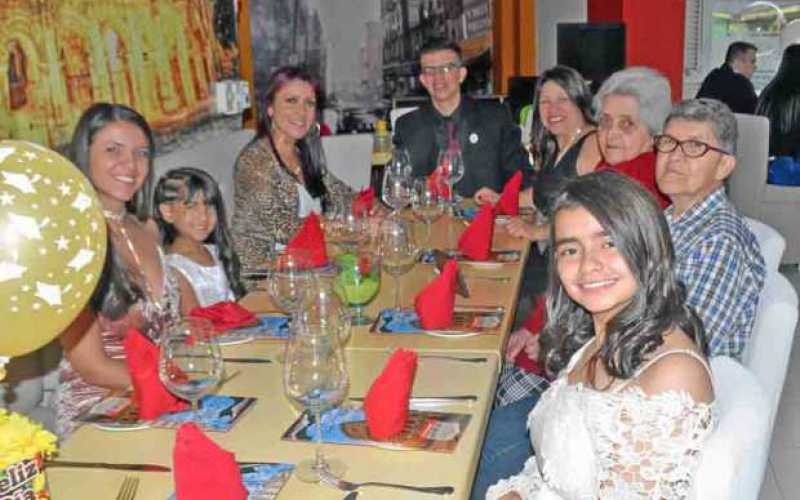 Valentina Giraldo López, Valeri Giraldo Hernández, Connie López, Cristian Camilo Giraldo López, Adriana López, Roselia López Tor