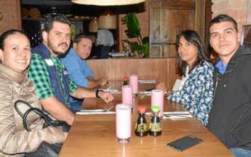 Marcela Ruiz Sánchez, Samed Musbah Chica, Juan Pablo Ruiz Sánchez, Rosa Matilde Sánchez Prieto y Santiago Ruiz Sánchez.