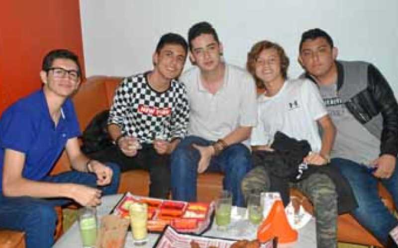 Eduardo Peralta Granada, Tomás Riaño Castaño, Miguel Franco Villegas, Juan Martín Trujillo Echeverri y Juan Sebastián Rendón Var