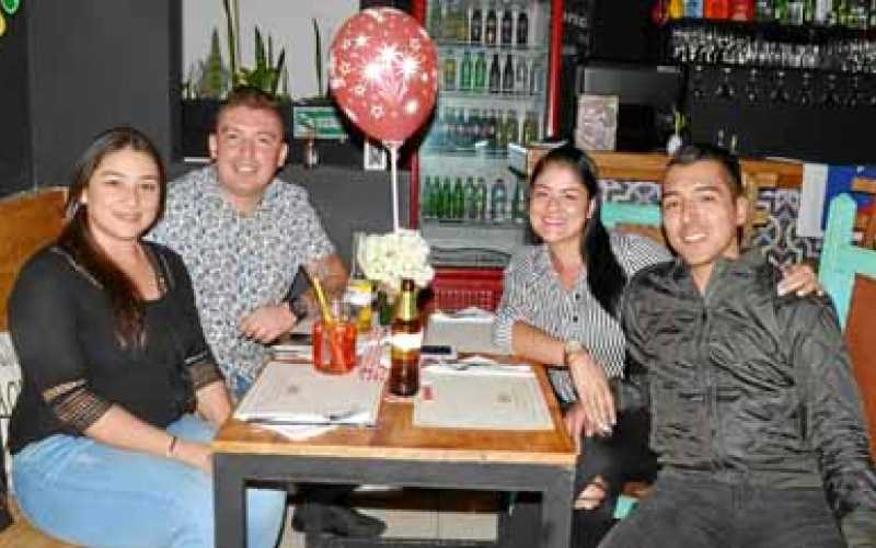 Ximena Cortés Herrera, Felipe Ramírez González, Alejandra Higuita Alzate y Juan David Aristizábal Alzate.