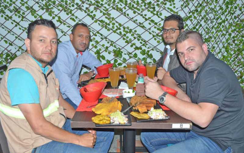 Milton Montes Gallo, Jorge Sandoval Gutiérrez, James Andrés Galeano Ricardo y Camilo Escobar Upegui.